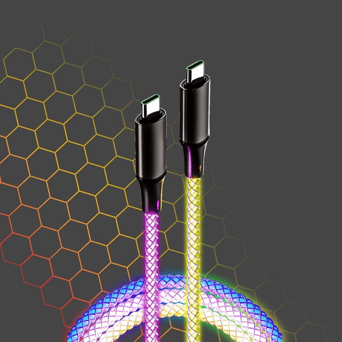 CABLE LUMINEUX MY WAY USB C - USB C - Couleur Standard