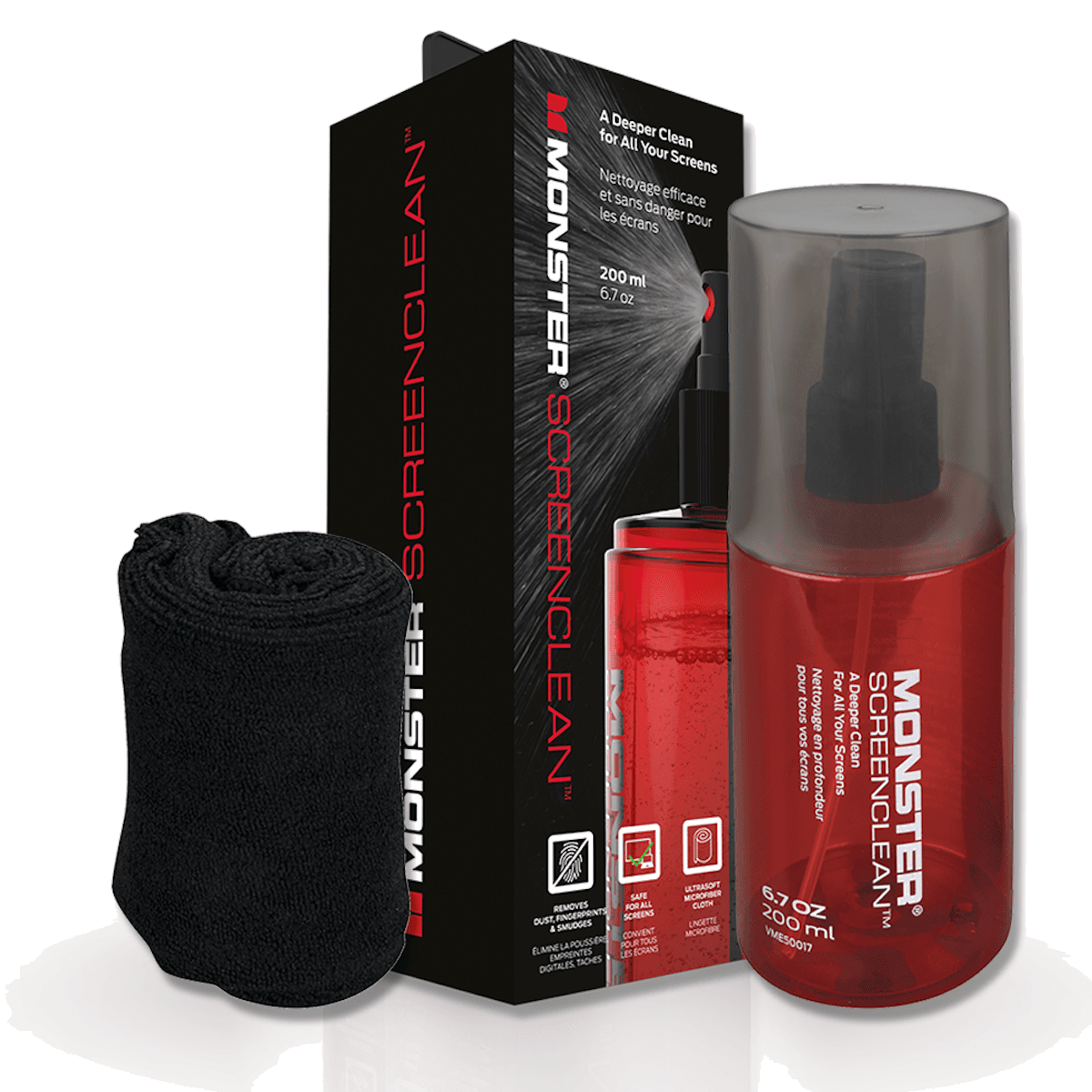 MONSTER NETTOYANT ET LINGETTE 200ML