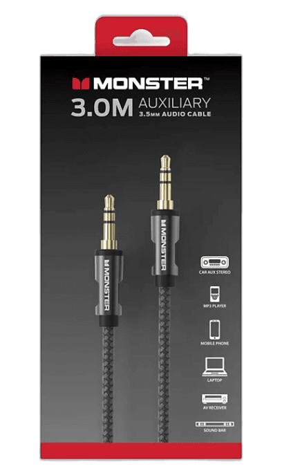 MONSTER CABLE ESSENTIAL JACK 3.5 M/M 1.5M
